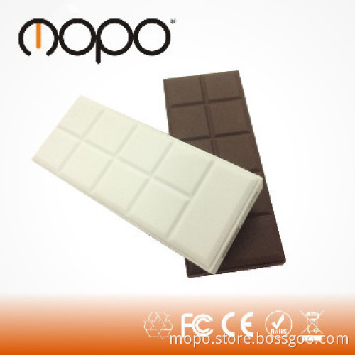 mobile phone charger ultra slim chocolate portable Power Bank Charger